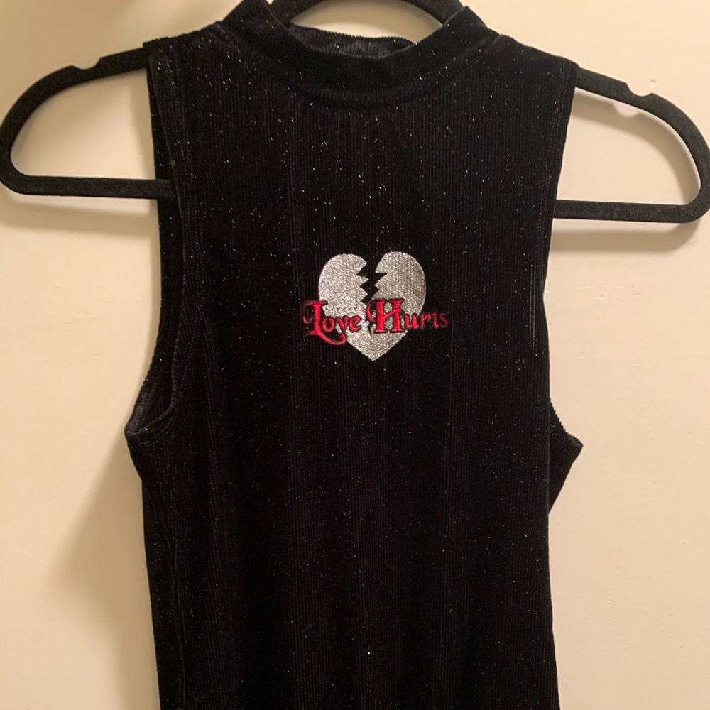 Love Hearts sleeveless Body-Suit